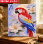 Preview: Diamond Painting Perlen Papagei